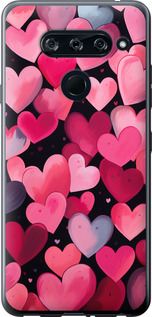 

Чехол Сердечки 4 для LG V40 ThinQ 1646527