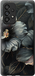 Чехол Черные цветы для Samsung Galaxy A53 A536E