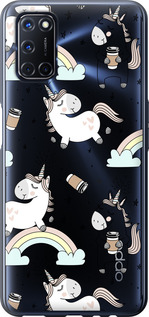 

Чехол Единорог и кофе для Oppo A52 1607432