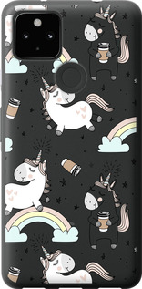 

Чохол Єдиноріг і кава на Google Pixel 5A 1607510