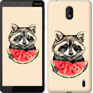 

Чохол Єнотик з кавуном на Nokia 1 Plus 800107