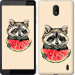 Чехол Енотик с арбузом для Nokia 1 Plus