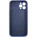 Чехол Silicone Case Full Camera Protective (AA) NO LOGO для Apple iPhone 12 Pro (6.1") (Синий / Deep navy) в магазине vchehle.ua