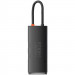 Переходник HUB Baseus Lite Series 6in1 (Type-C to HDMI + 2xUSB 3.0 + PD+SD/TF) (WKQX05) (Black) в магазине vchehle.ua