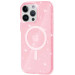 Чохол TPU Galaxy Sparkle (MagFit) на Apple iPhone 12 Pro Max (6.7") (Pink+Glitter)