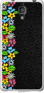 Чехол цветочный орнамент для Xiaomi Mi4