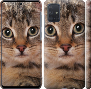 

Чехол Полосатый котик для Samsung Galaxy A71 2020 A715F 879198