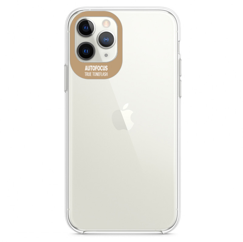 

TPU чехол Epic clear flash для Apple iPhone 11 (6.1") (Бесцветный / Золотой) 767085