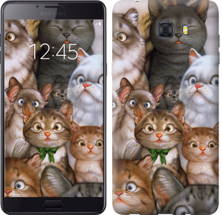 

Чехол коты для Samsung Galaxy C9 Pro 476328