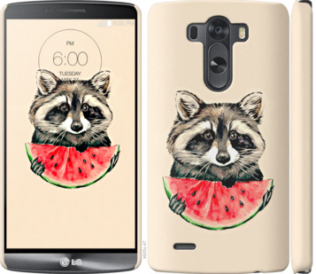 

Чехол Енотик с арбузом для LG D856 Dual G3 799747