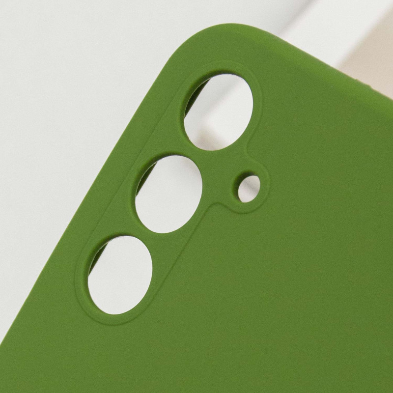 Замовити Чохол Silicone Cover Lakshmi Full Camera (AA) на Samsung Galaxy A14 4G/5G (Зелений / Dark green) на vchehle.ua