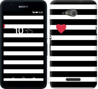 

Чохол Чорно-білі смуги на Sony Xperia E4g 751923