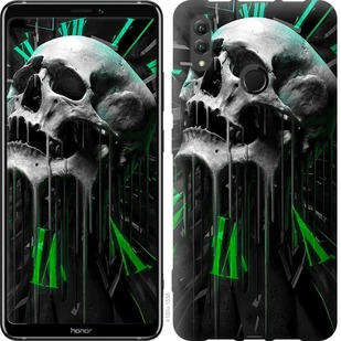 

Чохол Череп-годинник на Huawei Honor Note 10 671785