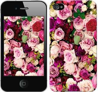 Чехол Розы и пионы для iPhone 4