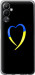 Чехол Жёлто-голубое сердце для Tecno Pova 4 LG7n