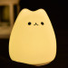 Фото Ночной светильник Little Cat Silicone LED Light Multicolors (Design 01) на vchehle.ua