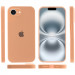 Фото Чохол Silicone Case Full Camera Protective (AA) на Apple iPhone 16e (6.1") (Помаранчевий / Cantaloupe) в маназині vchehle.ua