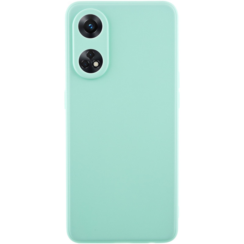 Силиконовый чехол Candy Full Camera для Oppo Reno 8 T 4G (Зеленый / Menthol)