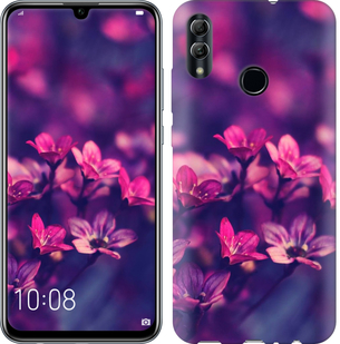 Чехол Пурпурные цветы для Huawei Honor 10 Lite