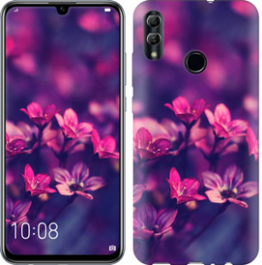 Чехол Пурпурные цветы для Huawei Honor 10 Lite