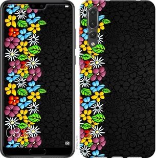 

Чохол квітковий орнамент на Huawei Nova 4 699155