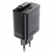 Фото СЗУ Acefast A110 GaN With Retractable Cable Type-C PD30W (1USB-C) (Black) на vchehle.ua