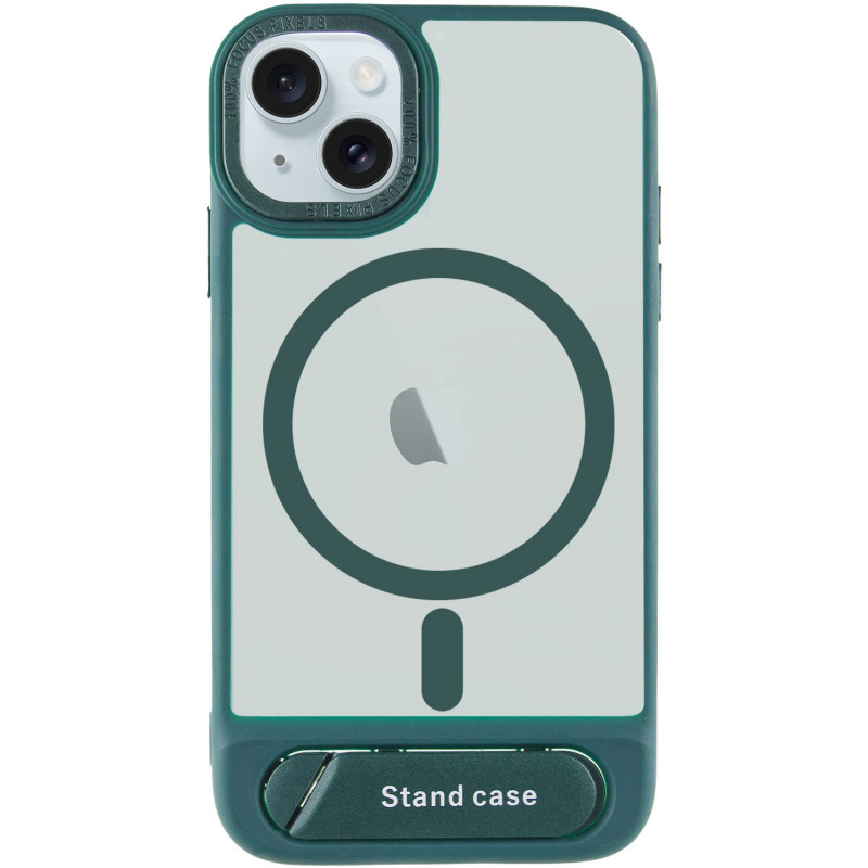 Фото TPU+PC чохол Stand case на Apple iPhone 13 / 14 (6.1") (Green) на vchehle.ua
