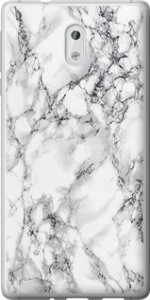Чохол Мармур білий на Nokia 3