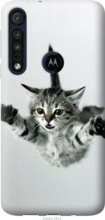 

Чехол Летящий котёнок для Motorola One Macro 1581152