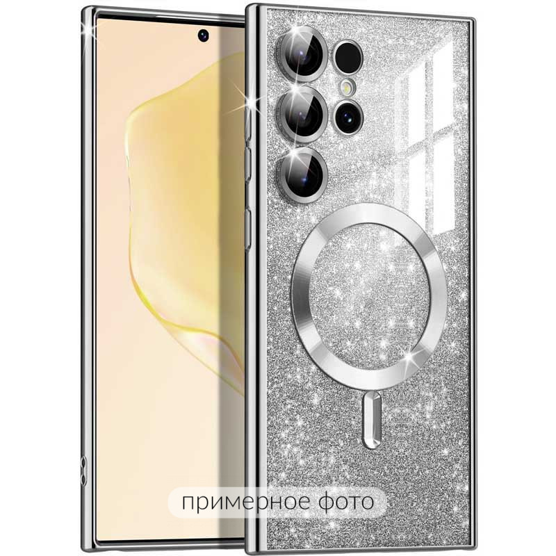 TPU чехол Delight case with Magnetic Safe с защитными линзами на камеру для Samsung Galaxy S21 FE (Серый / Gray)