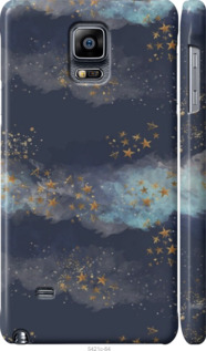 

Чохол Ночь золотые звезды для Samsung Galaxy Note 4 N910H 1405966