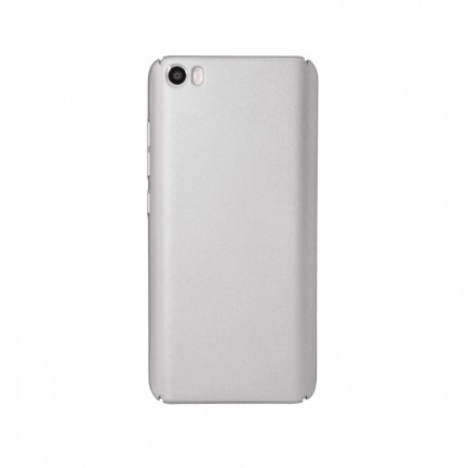 Пластиковая накладка soft-touch с защитой торцов Joyroom для Xiaomi MI5 / MI5 Pro (Серебряный)