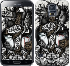 Чохол Тату Вікінг на Samsung Galaxy S5 g900h