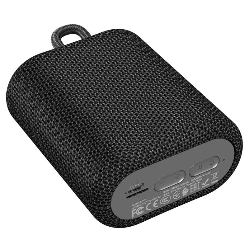 Фото Уцінка Bluetooth Колонка Hoco BS47 (Дефект упаковки / Чорний) на vchehle.ua