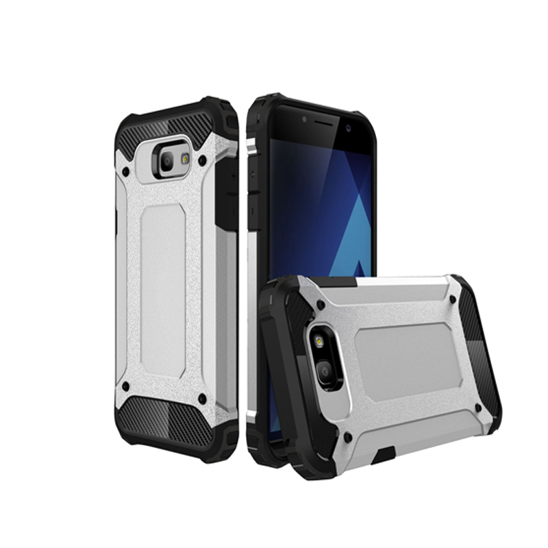 

Броньований протиударний TPU+PC чохол Immortal на Samsung Galaxy J4+ (2018) (Срібний) 663258
