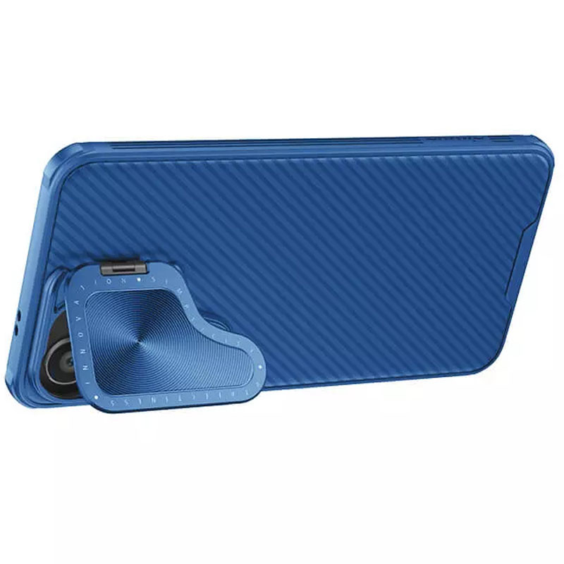 Карбоновая накладка Nillkin Camshield Prop для Samsung Galaxy S24+ (Blue) в магазине vchehle.ua