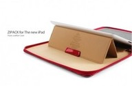 Чехол SGP Zipack Series (Красный) для Apple New iPad 3 / iPad 2