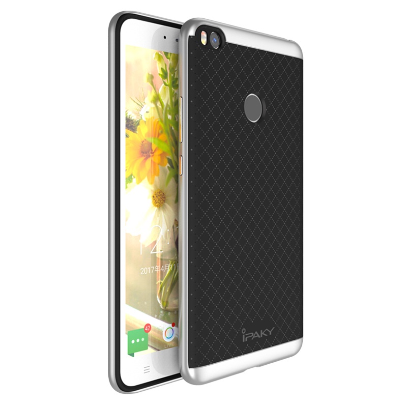 Чехол iPaky TPU+PC для Xiaomi Mi Max 2 (Черный / Серебряный)