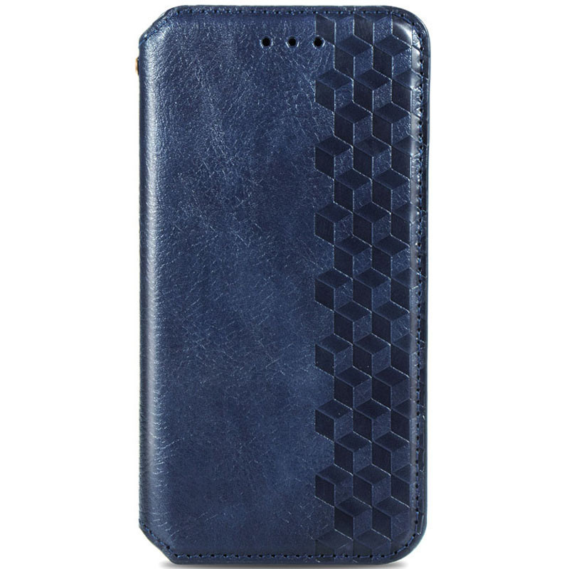 Шкіряний чохол книжка GETMAN Cubic (PU) на Samsung Galaxy A52 4G / A52 5G / A52s (Синій)