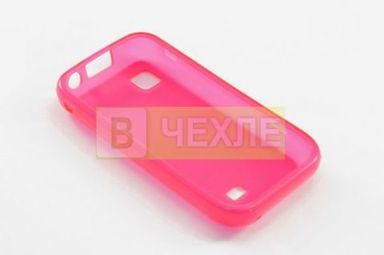 # TPU чехол для Samsung s5250 (Розовый (матовый))
