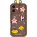 Фото Чохол TPU Toys Case with Ears на Apple iPhone 16 (6.1") (Brown) на vchehle.ua