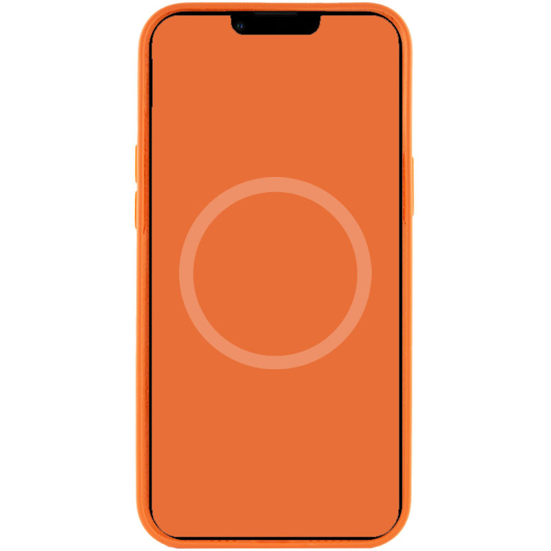 Уценка Чехол Silicone case (AAA) with Magsafe and Animation для Apple iPhone 12 Pro Max (6.7") (Дефект упаковки / Оранжевый / Kumquat) в магазине vchehle.ua