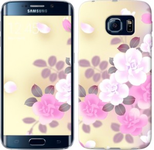 Чехол Японские цветы для Samsung Galaxy S6 Edge G925F