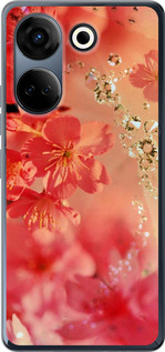 

Чехол Розовые цветы для Tecno Camon 20 Pro 1695358