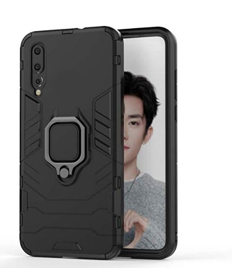 

Ударопрочный чехол Transformer Ring for Magnet для Huawei P30 (Черный / Soul Black) 682496