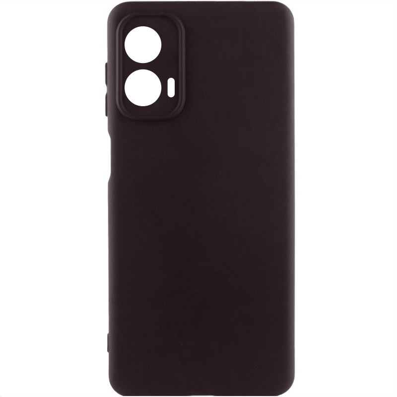 Чехол Silicone Cover Lakshmi Full Camera (AA) для Motorola Moto G24 (Шоколадный / Chocolate)