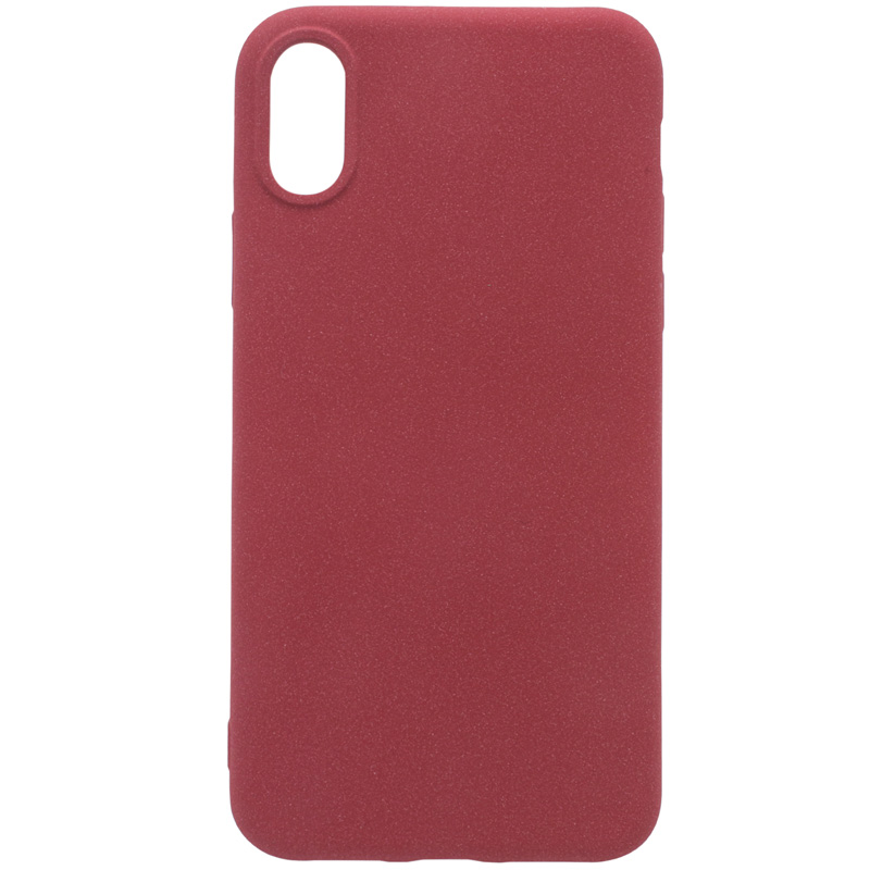 

TPU Sandstone Matte case на Apple iPhone X (5.8") (Червоний) 682036