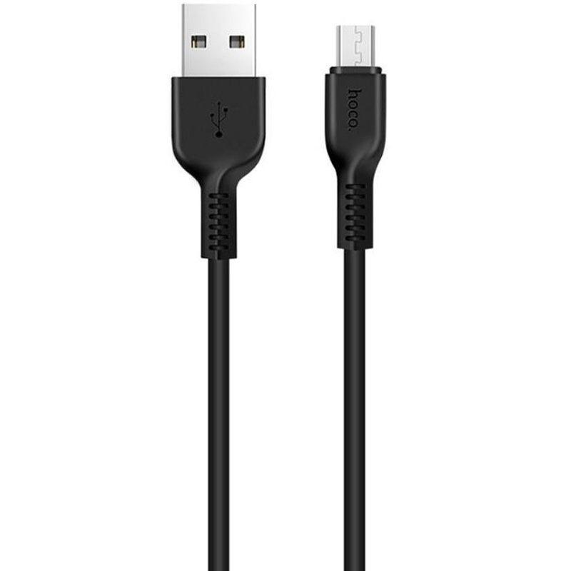 Дата кабель Hoco X20 USB to MicroUSB (2m) (Чорний)
