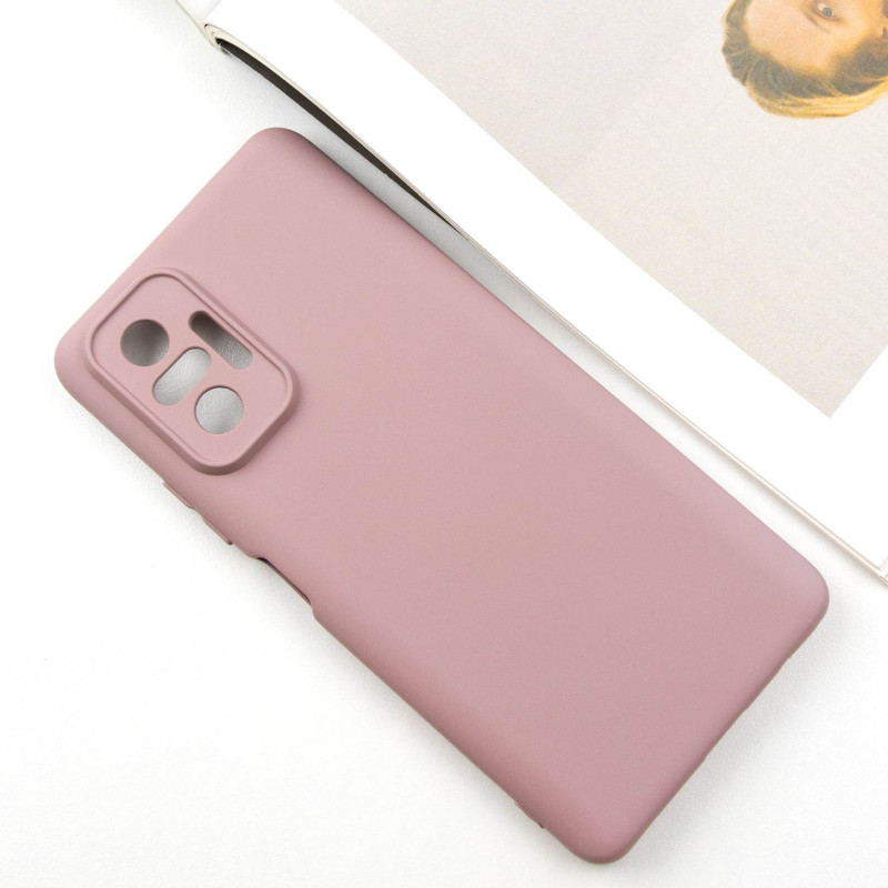 Фото Чохол Silicone Cover Lakshmi Full Camera (A) на Xiaomi Redmi Note 10 Pro / 10 Pro Max (Рожевий / Pink Sand) на vchehle.ua