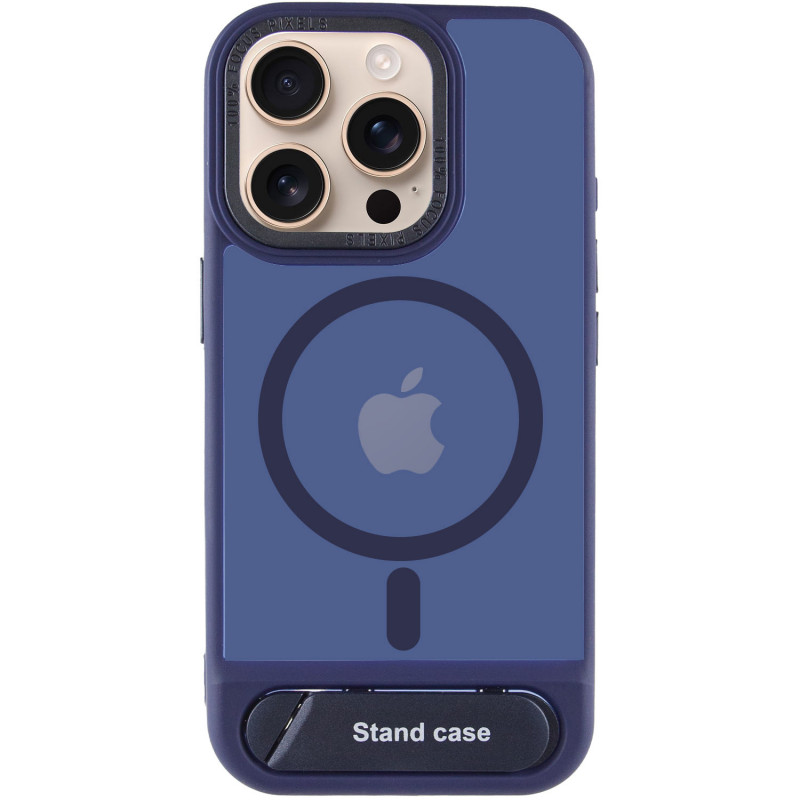 Фото TPU+PC чохол Stand case на Apple iPhone 14 Pro Max (6.7") (Blue) на vchehle.ua